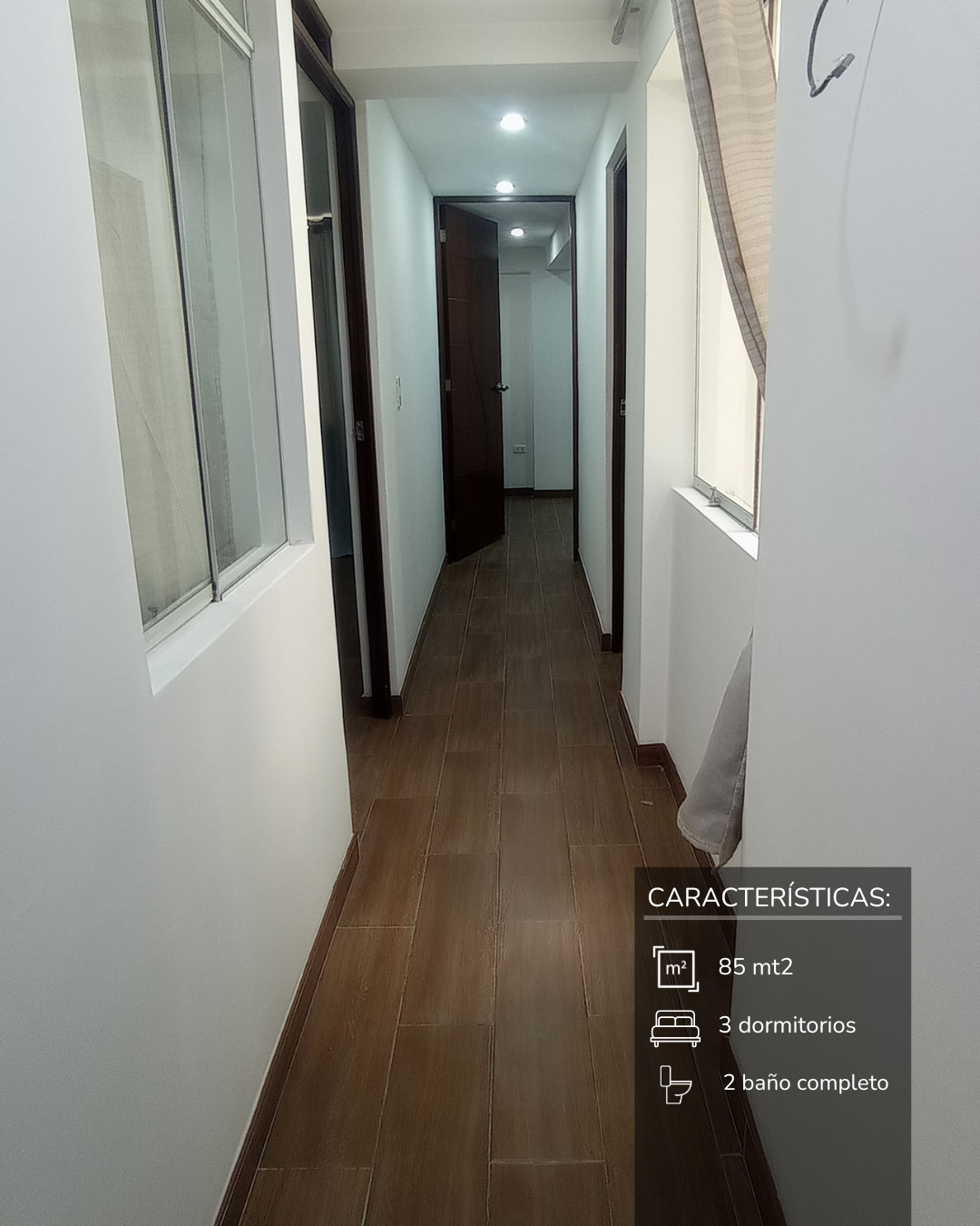 Departamento de 3 dormitorios y 2 baños ubicado en Carabayllo