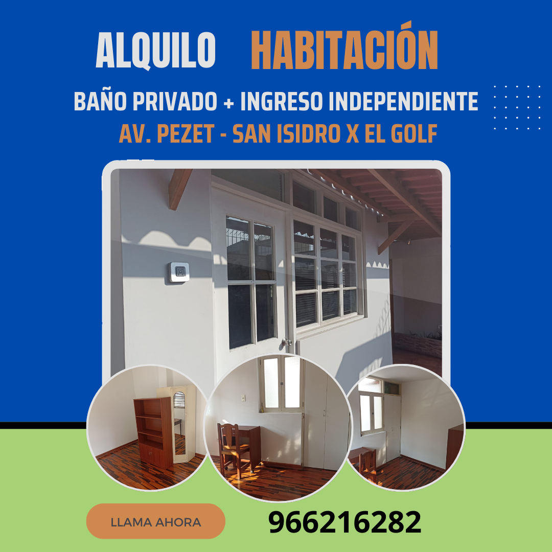 Habitación en Alquiler ubicado en San Isidro a $239